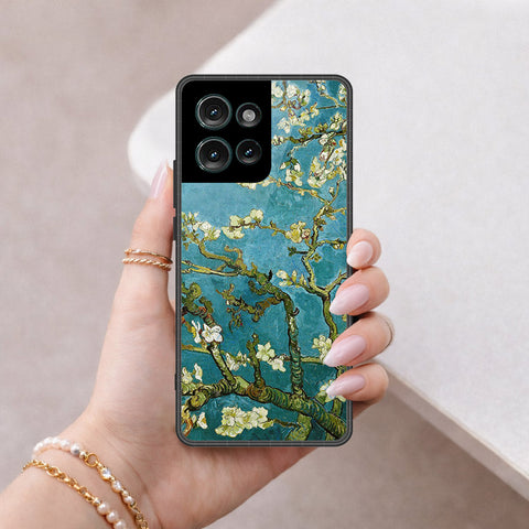 Motorola Edge 50 Cover - Foral Series 2 - HQ Premium Shine Durable Shatterproof Case