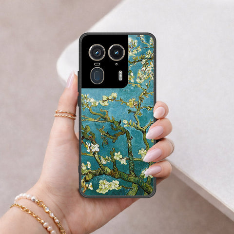 Motorola Edge 50 Ultra Cover - Foral Series 2 - HQ Premium Shine Durable Shatterproof Case