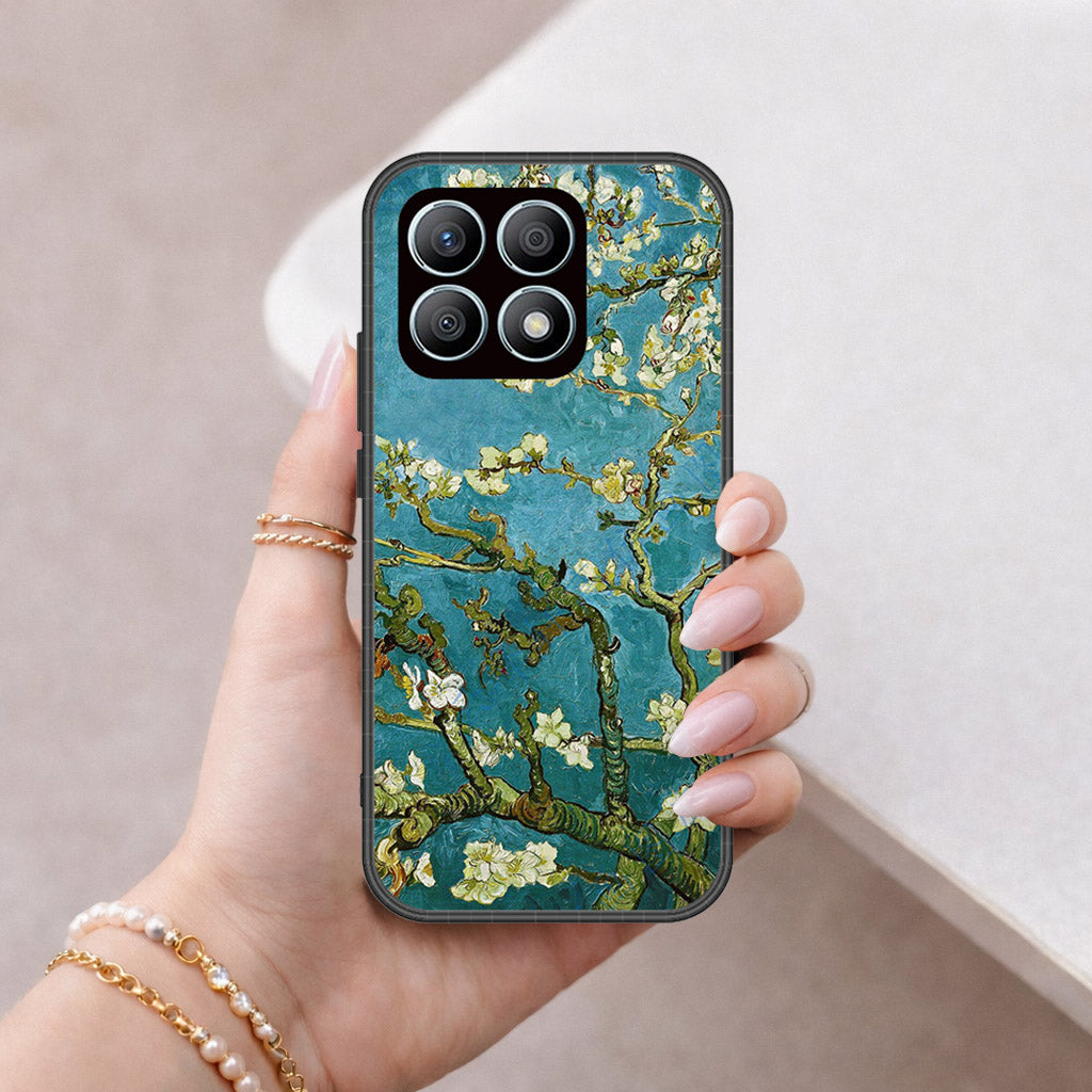 Honor X8a Cover - Foral Series 2 - HQ Premium Shine Durable Shatterproof Case