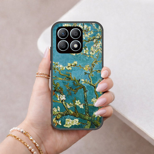 Honor X8a Cover - Foral Series 2 - HQ Premium Shine Durable Shatterproof Case