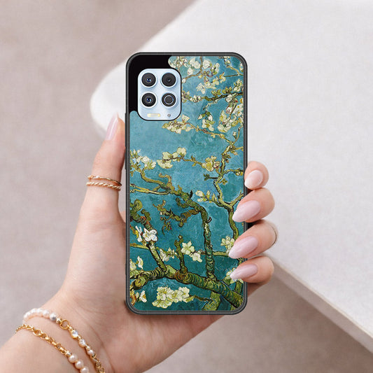 Motorola Edge S Cover - Foral Series 2 - HQ Premium Shine Durable Shatterproof Case