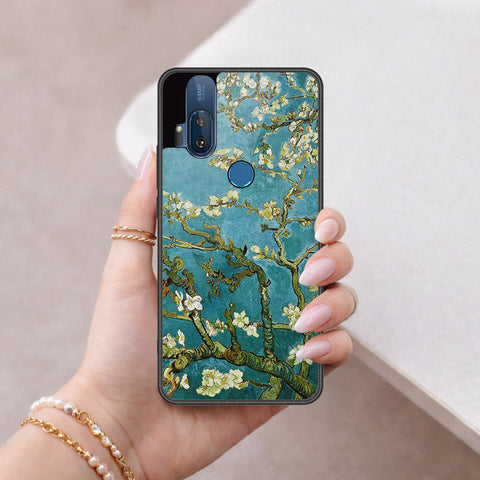 Motorola One Hyper Cover - Foral Series 2 - HQ Premium Shine Durable Shatterproof Case