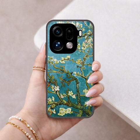Oppo Find X9 Pro Cover - Foral Series 2 - HQ Premium Shine Durable Shatterproof Case