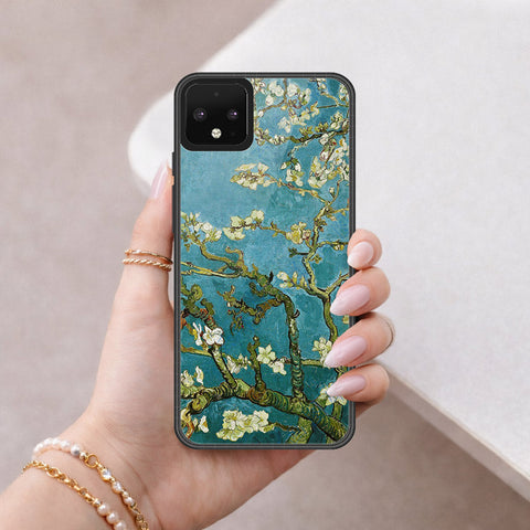 Google Pixel 4 Cover - Foral Series 2 - HQ Premium Shine Durable Shatterproof Case