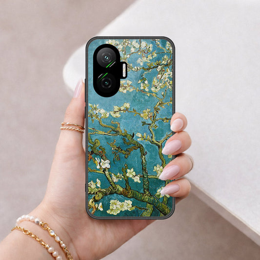 Xiaomi Poco F7 Cover - Foral Series 2 - HQ Premium Shine Durable Shatterproof Case