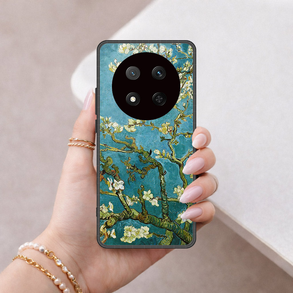 Honor Magic 7 Lite Cover - Foral Series 2 - HQ Premium Shine Durable Shatterproof Case