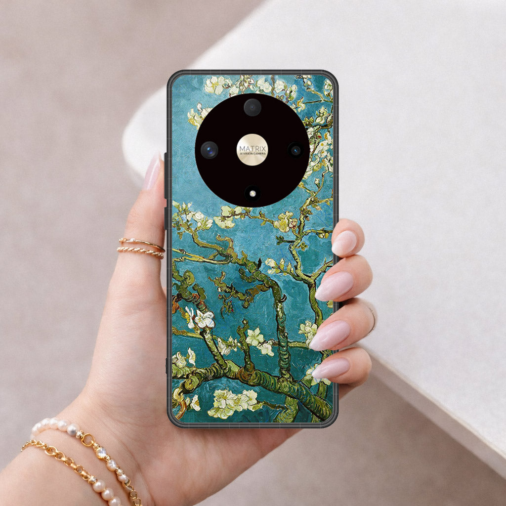 Honor Magic 6 Lite Cover - Foral Series 2 - HQ Premium Shine Durable Shatterproof Case