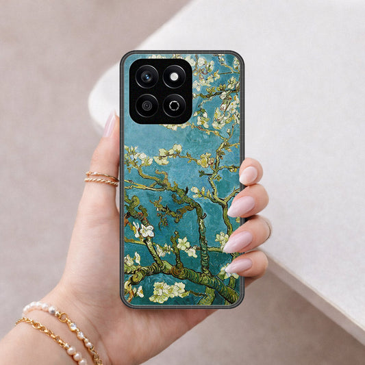 Honor X7c Cover - Foral Series 2 - HQ Premium Shine Durable Shatterproof Case