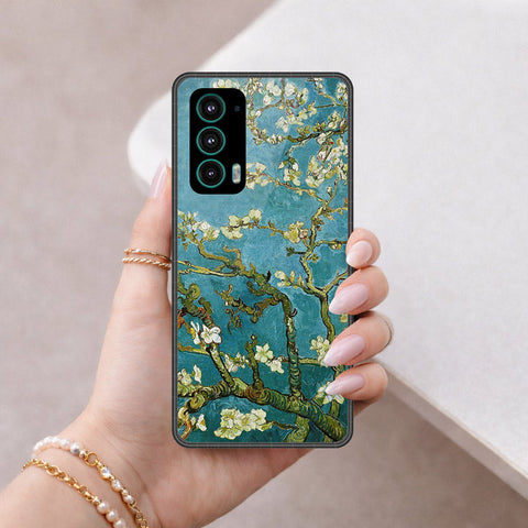 Motorola Edge 20 Cover - Foral Series 2 - HQ Premium Shine Durable Shatterproof Case