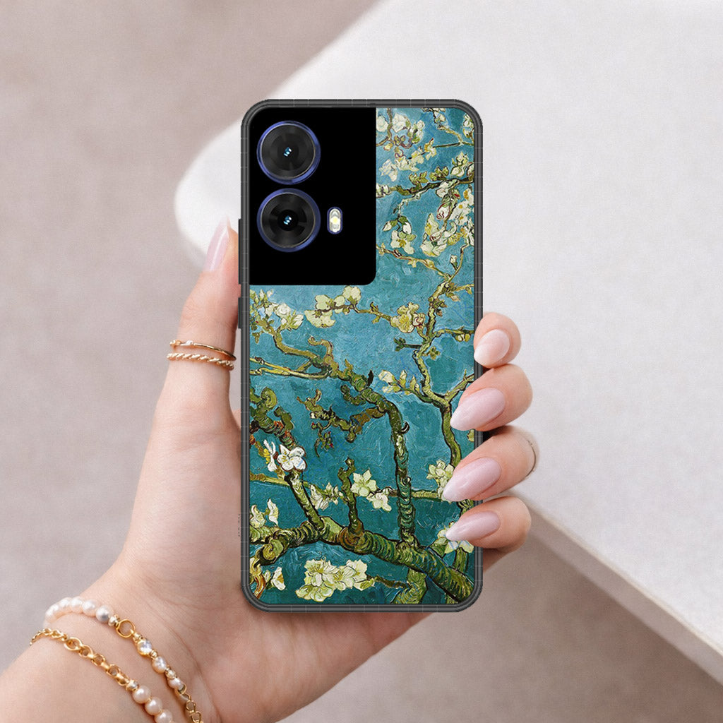 Motorola Moto G85 Cover - Foral Series 2 - HQ Premium Shine Durable Shatterproof Case
