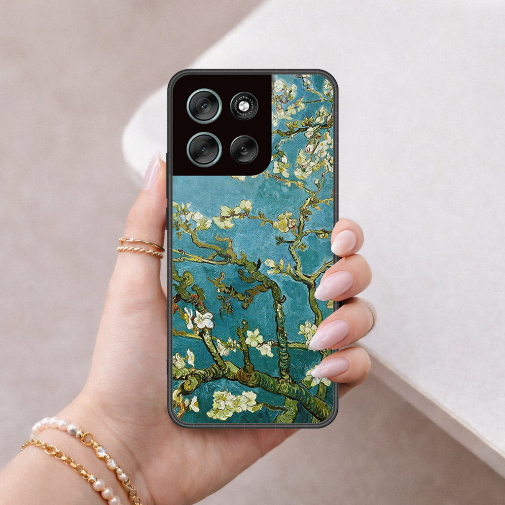 Motorola Moto G56 Cover - Foral Series 2 - HQ Premium Shine Durable Shatterproof Case