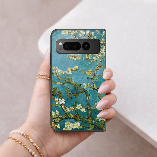 Google Pixel Fold Cover - Foral Series 2 - HQ Premium Shine Durable Shatterproof Case