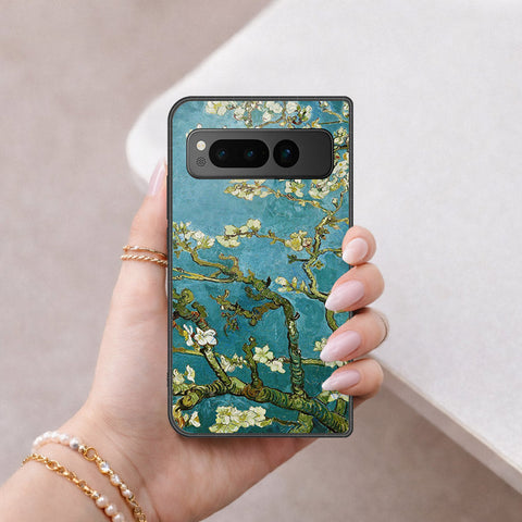 Google Pixel Fold Cover - Foral Series 2 - HQ Premium Shine Durable Shatterproof Case