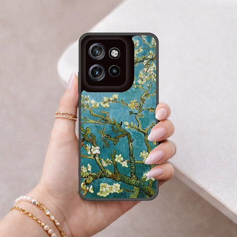 Motorola Edge 50 Neo Cover - Foral Series 2 - HQ Premium Shine Durable Shatterproof Case