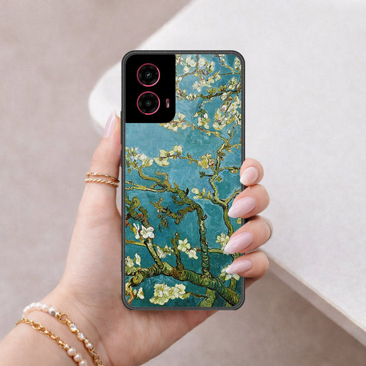 Motorola Moto G45 Cover - Foral Series 2 - HQ Premium Shine Durable Shatterproof Case