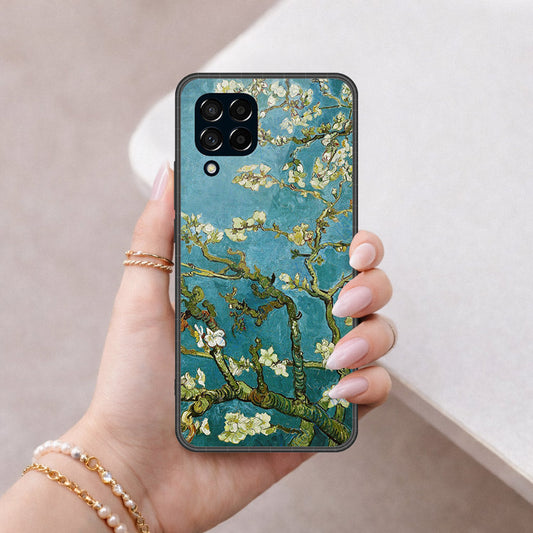 Samsung Galaxy F12 Cover - Foral Series 2 - HQ Premium Shine Durable Shatterproof Case