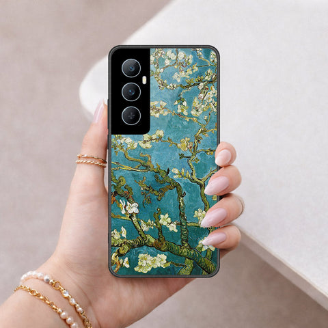 Realme C65 Cover - Foral Series 2 - HQ Premium Shine Durable Shatterproof Case