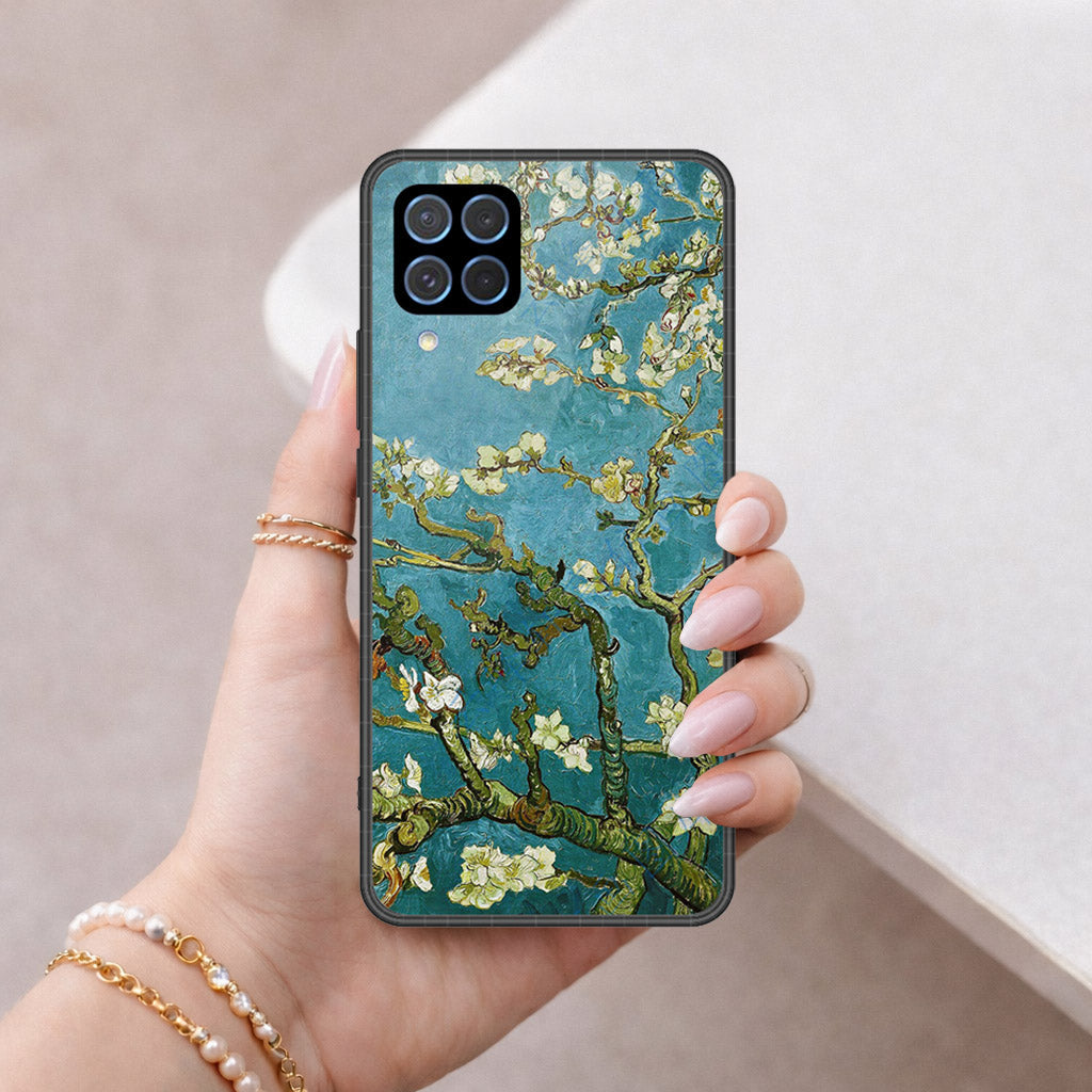 Samsung Galaxy F62 Cover - Foral Series 2 - HQ Premium Shine Durable Shatterproof Case