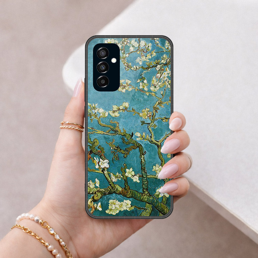 Samsung Galaxy F23 Cover - Foral Series 2 - HQ Premium Shine Durable Shatterproof Case