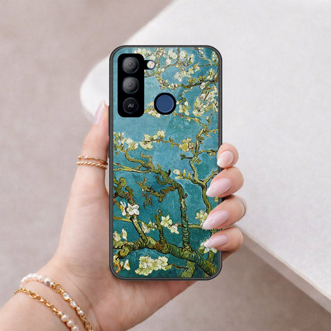 Tecno Pop 5 LTE Cover - Foral Series 2 - HQ Premium Shine Durable Shatterproof Case