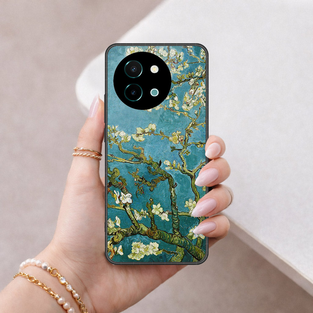 Vivo Y38 Cover - Foral Series 2 - HQ Premium Shine Durable Shatterproof Case