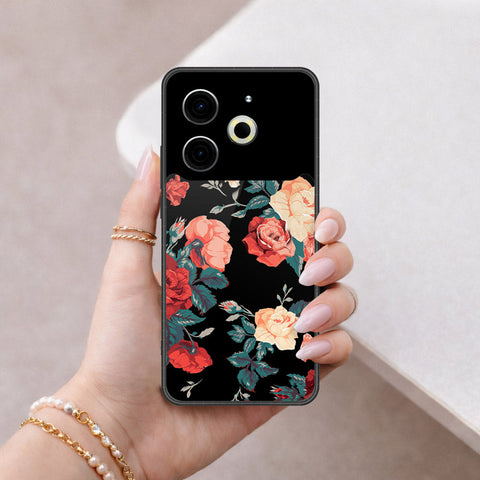 Tecno Pova 6 Neo Cover - Foral Series 2 - HQ Premium Shine Durable Shatterproof Case