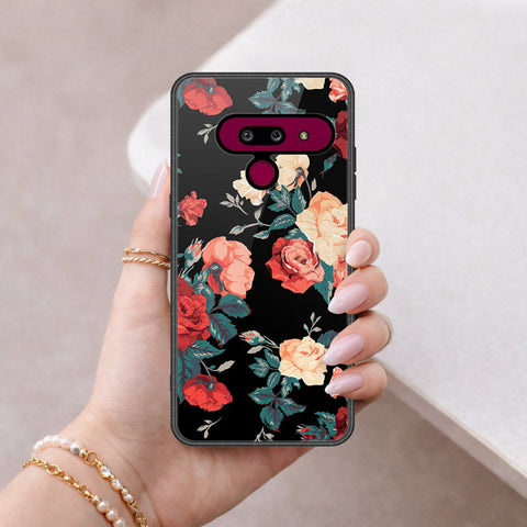 LG G8 ThinQ Cover - Foral Series 2 - HQ Premium Shine Durable Shatterproof Case