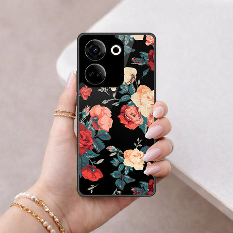 Tecno Camon 20 Cover - Foral Series 2 - HQ Premium Shine Durable Shatterproof Case