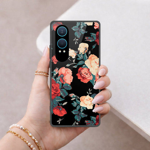 OnePlus Nord CE 4 Lite Cover - Foral Series 2 - HQ Premium Shine Durable Shatterproof Case