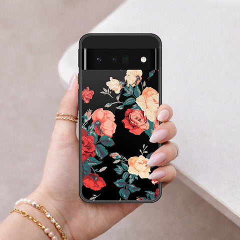 Google Pixel 6 Pro Cover - Foral Series 2 - HQ Premium Shine Durable Shatterproof Case