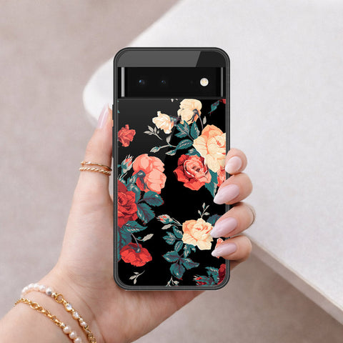 Google Pixel 6 Cover - Foral Series 2 - HQ Premium Shine Durable Shatterproof Case