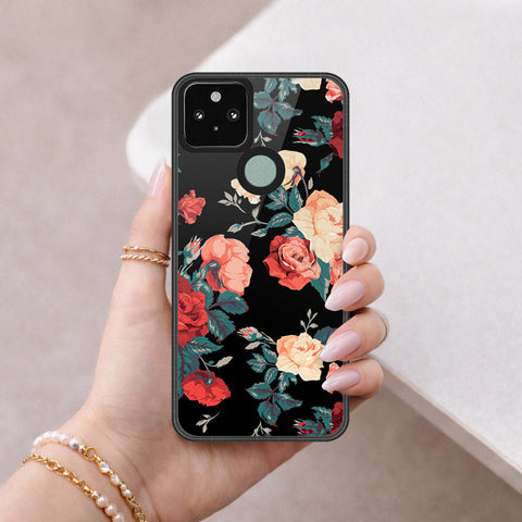 Google Pixel 5 Cover - Foral Series 2 - HQ Premium Shine Durable Shatterproof Case