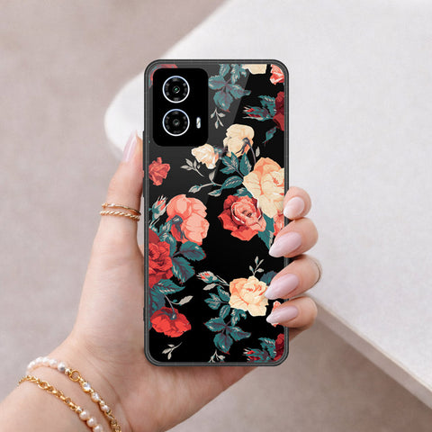 Motorola Moto G35 Cover - Foral Series 2 - HQ Premium Shine Durable Shatterproof Case