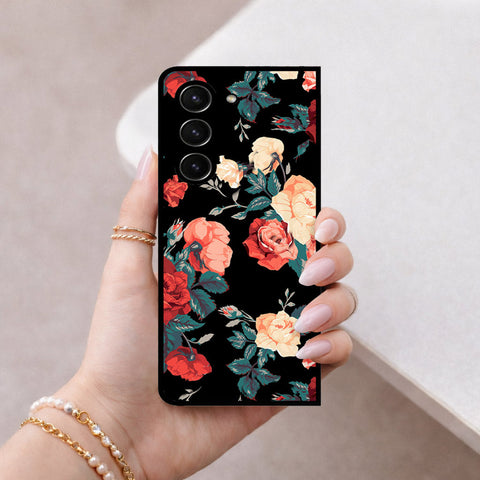 Samsung Galaxy Z Fold 5 5G Cover - Foral Series 2 - HQ Premium Shine Durable Shatterproof Case