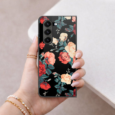 Samsung Galaxy Z Fold 6 5G Cover - Foral Series 2 - HQ Premium Shine Durable Shatterproof Case