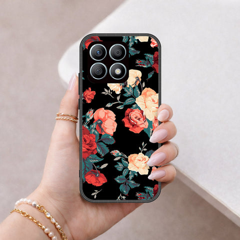 Honor X8a Cover - Foral Series 2 - HQ Premium Shine Durable Shatterproof Case