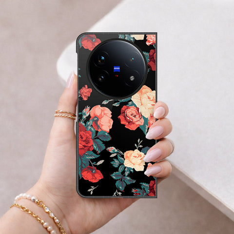 Vivo X Fold 5 Cover - Foral Series 2 - HQ Premium Shine Durable Shatterproof Case