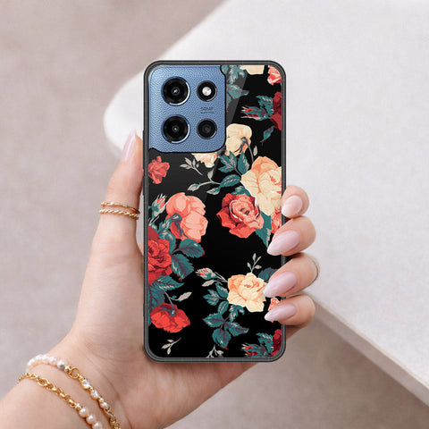 Motorola Moto G (2025) Cover - Foral Series 2 - HQ Premium Shine Durable Shatterproof Case