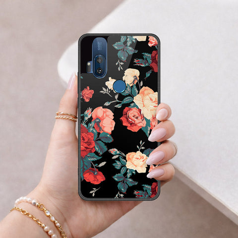 Motorola One Hyper Cover - Foral Series 2 - HQ Premium Shine Durable Shatterproof Case