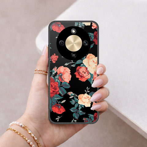 Honor X70 Cover - Foral Series 2 - HQ Premium Shine Durable Shatterproof Case