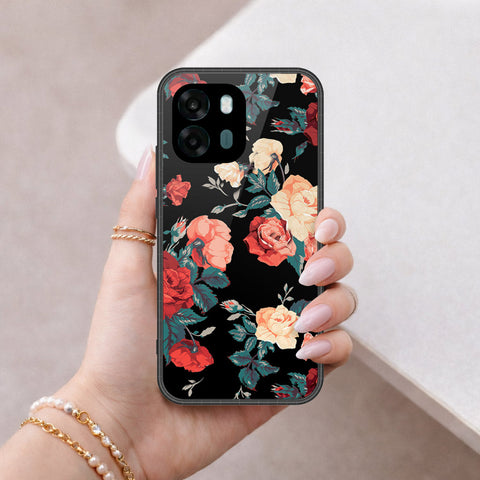 Oppo A6s Cover - Foral Series 2 - HQ Premium Shine Durable Shatterproof Case