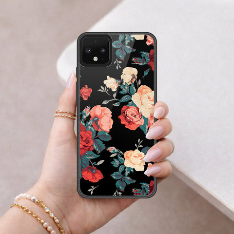 Google Pixel 4 XL Cover - Foral Series 2 - HQ Premium Shine Durable Shatterproof Case