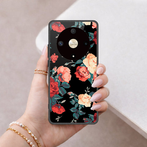 Honor X9a Cover - Foral Series 2 - HQ Premium Shine Durable Shatterproof Case