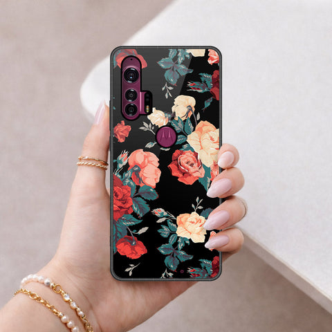 Motorola Edge Plus Cover - Foral Series 2 - HQ Premium Shine Durable Shatterproof Case