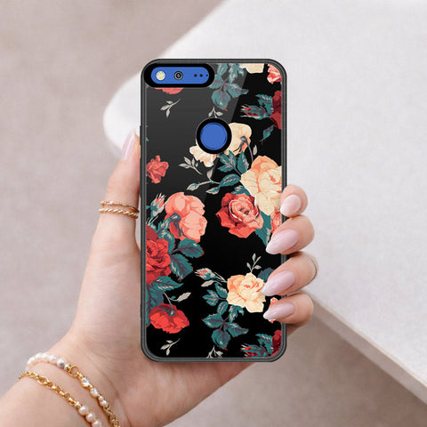 Google Pixel Cover - Foral Series 2 - HQ Premium Shine Durable Shatterproof Case