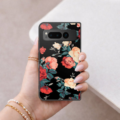 Google Pixel Fold Cover - Foral Series 2 - HQ Premium Shine Durable Shatterproof Case