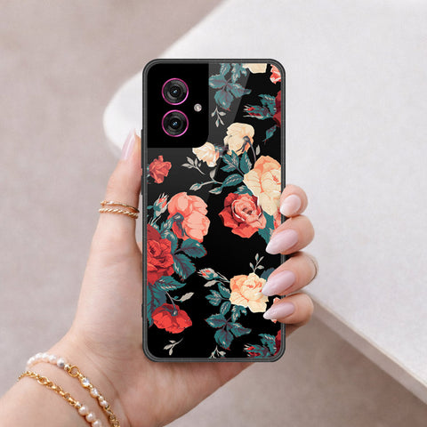 Motorola Moto G55 Cover - Foral Series 2 - HQ Premium Shine Durable Shatterproof Case