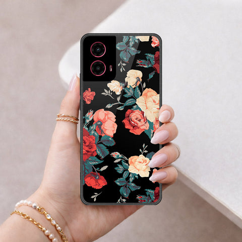 Motorola Moto G45 Cover - Foral Series 2 - HQ Premium Shine Durable Shatterproof Case