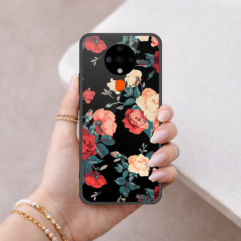 Tecno Spark 6 Cover - Foral Series 2 - HQ Premium Shine Durable Shatterproof Case
