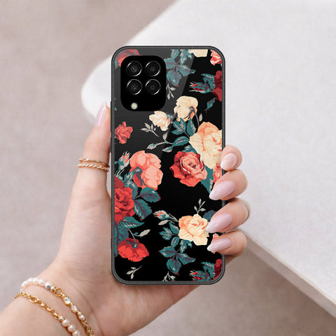 Samsung Galaxy M33 Cover - Foral Series 2 - HQ Premium Shine Durable Shatterproof Case
